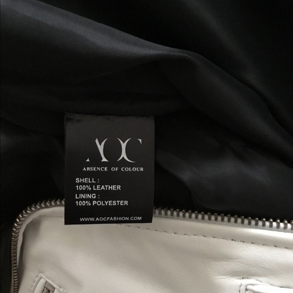 NWT | Absence of Colour (AOC) leather jacket - Picture 4 of 4